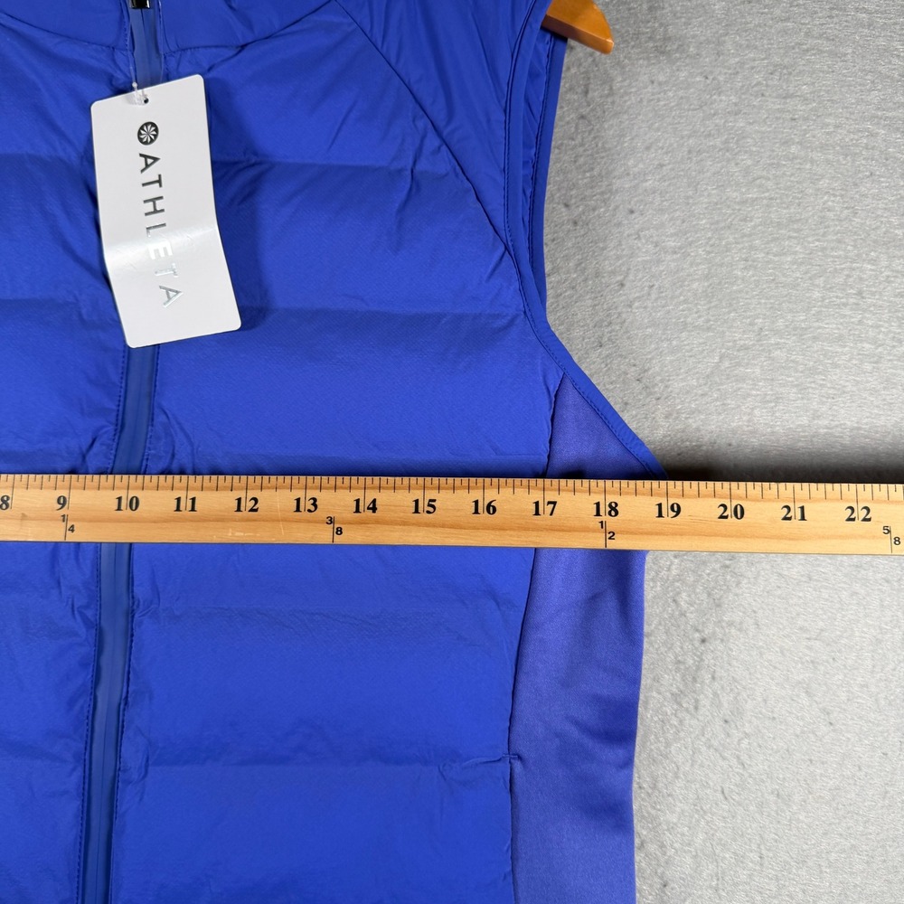 Athleta Inlet Vest 2.0 Blue Primaloft Insulated Wind Resistant 768928-00 Women L - Picture 5 of 15